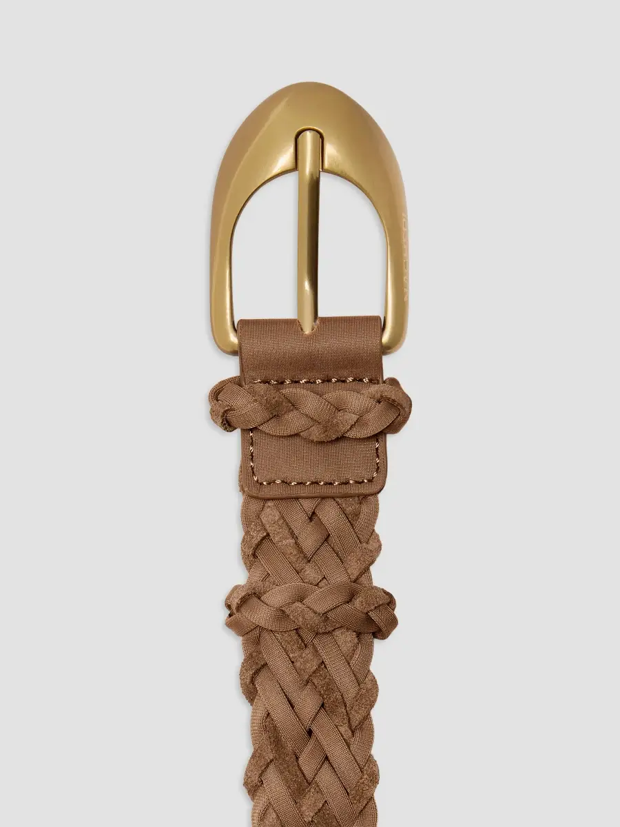 Naghedi Women's Sonora Striped Suede Woven Belt | Thumbnail 4 Naghedi Women's Sonora Striped Suede Woven Belt | Thumbnail 4