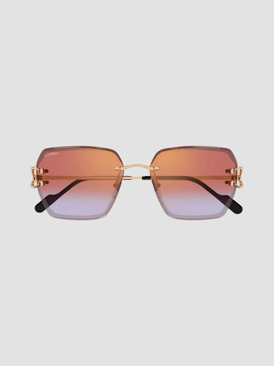 Cartier Women's Motifs De 58MM Platinum-Plated Butterfly Sunglasses | Thumbnail 2 Cartier Women's Motifs De 58MM Platinum-Plated Butterfly Sunglasses | Thumbnail 2