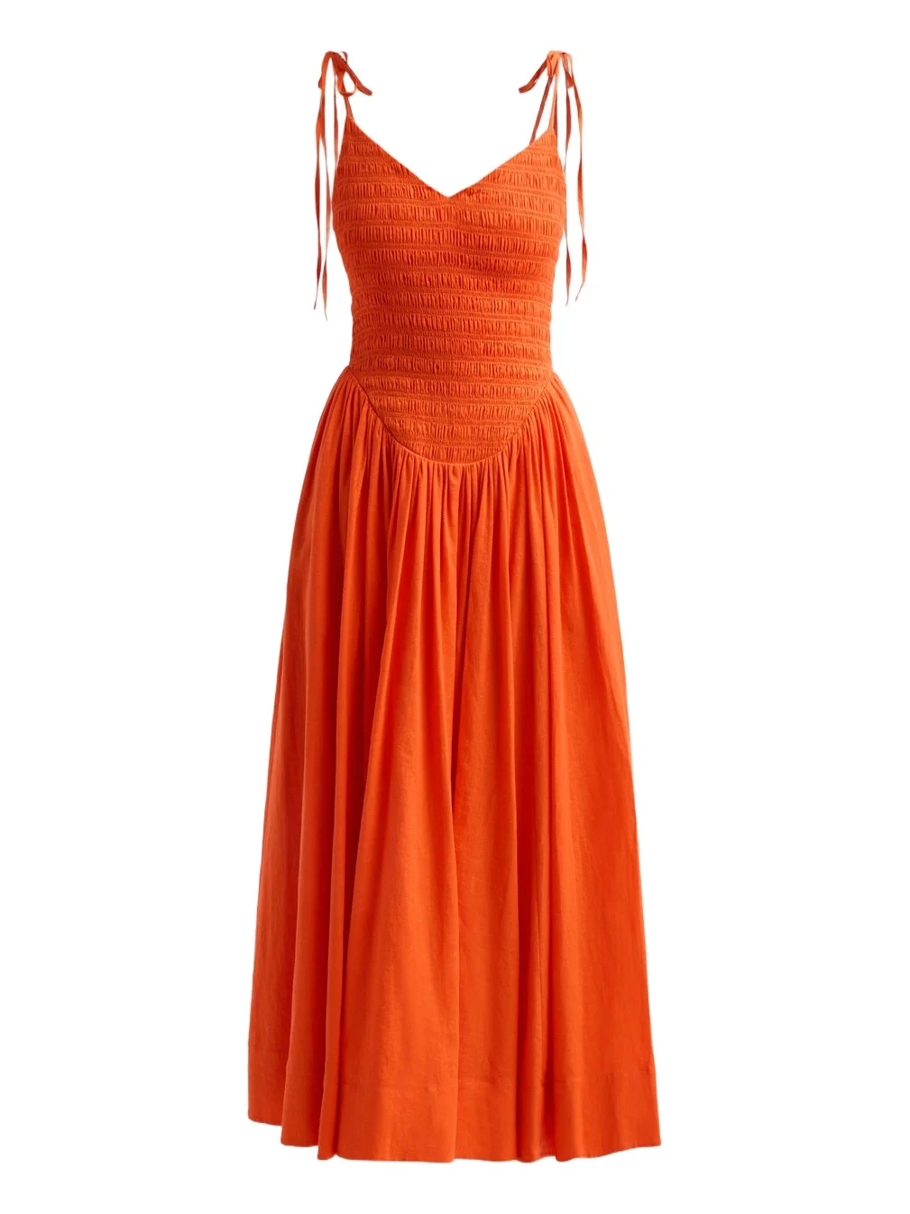 Toccin Women's Amaya Smocked Midi Dress
