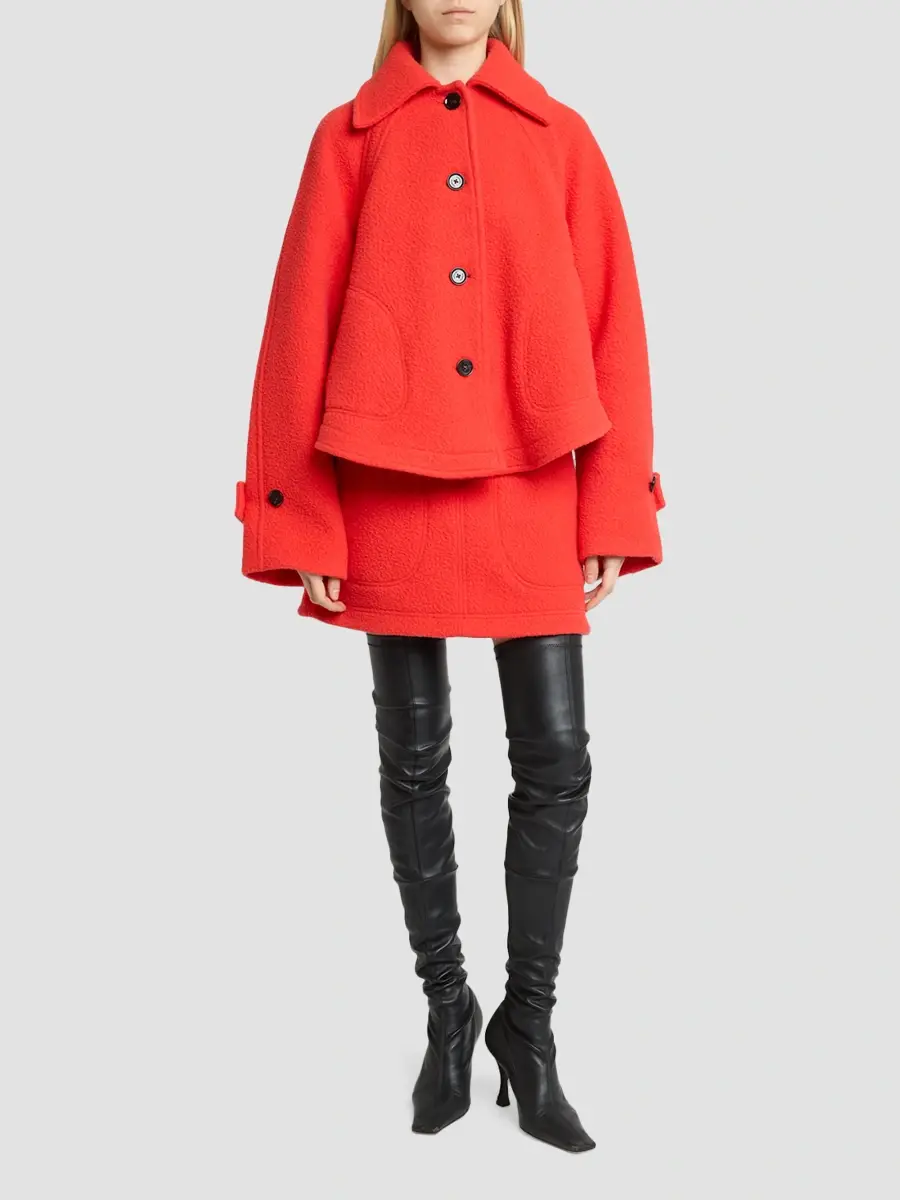 Proenza Schouler Women's Clarice Casentino Wool-Blend Mini Skirt | Thumbnail 2 Proenza Schouler Women's Clarice Casentino Wool-Blend Mini Skirt | Thumbnail 2