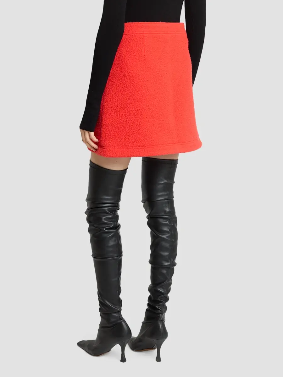 Proenza Schouler Women's Clarice Casentino Wool-Blend Mini Skirt | Thumbnail 3 Proenza Schouler Women's Clarice Casentino Wool-Blend Mini Skirt | Thumbnail 3