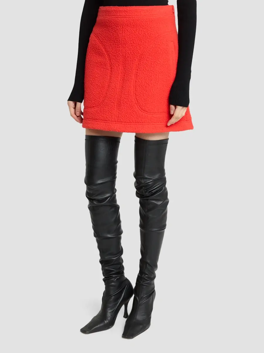 Proenza Schouler Women's Clarice Casentino Wool-Blend Mini Skirt | Thumbnail 4 Proenza Schouler Women's Clarice Casentino Wool-Blend Mini Skirt | Thumbnail 4