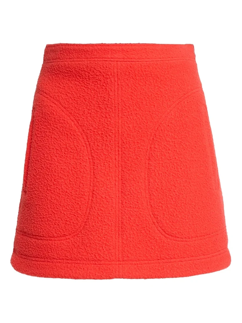 Proenza Schouler Women's Clarice Casentino Wool-Blend Mini Skirt