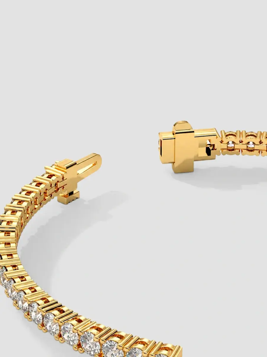 Diamonds at Saks Fifth Avenue Women's 18K Yellow Gold & 5.00 TCW Lab-Grown Diamond Tennis Bracelet | Thumbnail 2 Diamonds at Saks Fifth Avenue Women's 18K Yellow Gold & 5.00 TCW Lab-Grown Diamond Tennis Bracelet | Thumbnail 2