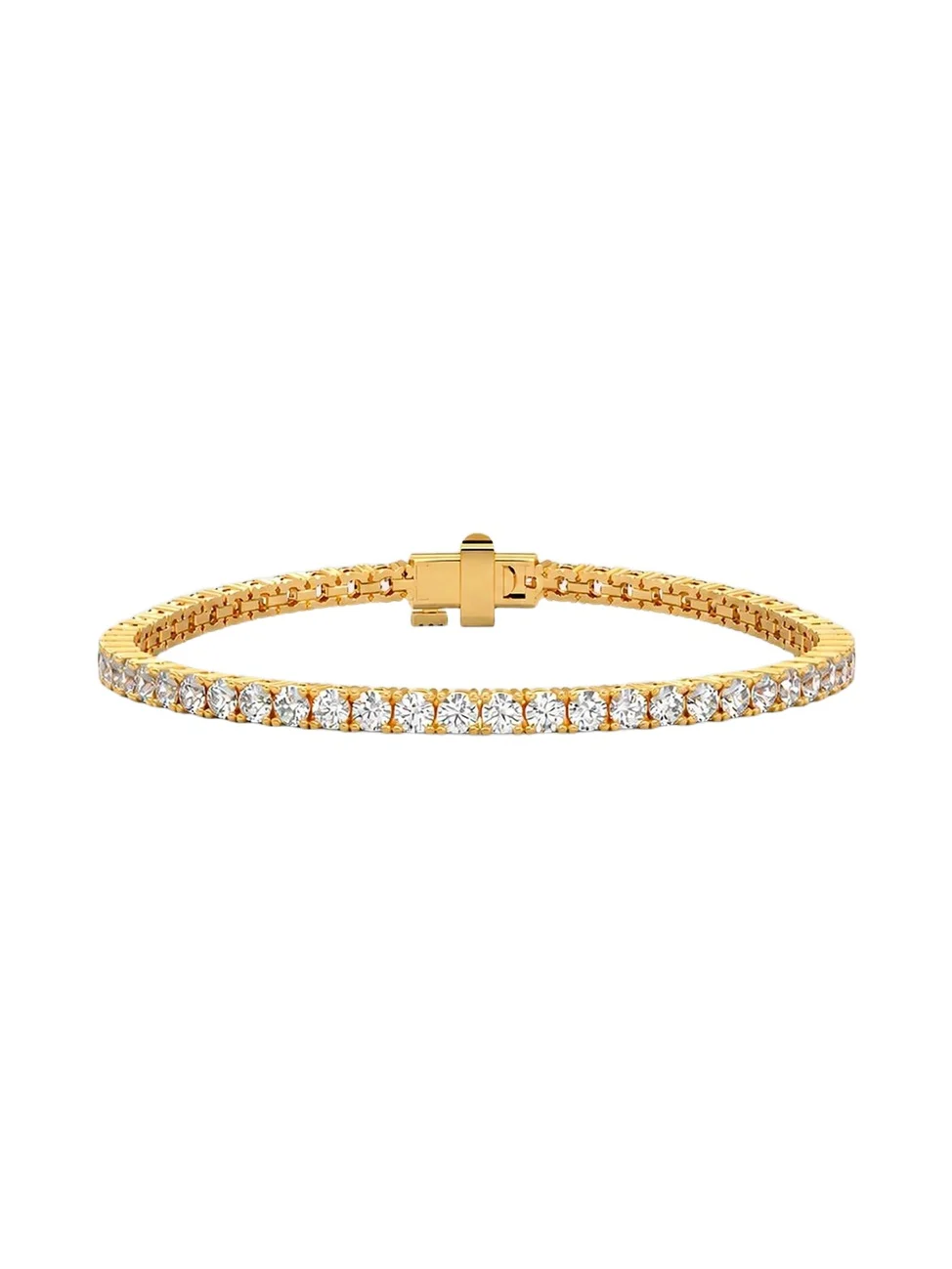 Women's 18K Yellow Gold & 5.00 TCW Lab-Grown Diamond Tennis Bracelet Women's 18K Yellow Gold & 5.00 TCW Lab-Grown Diamond Tennis Bracelet