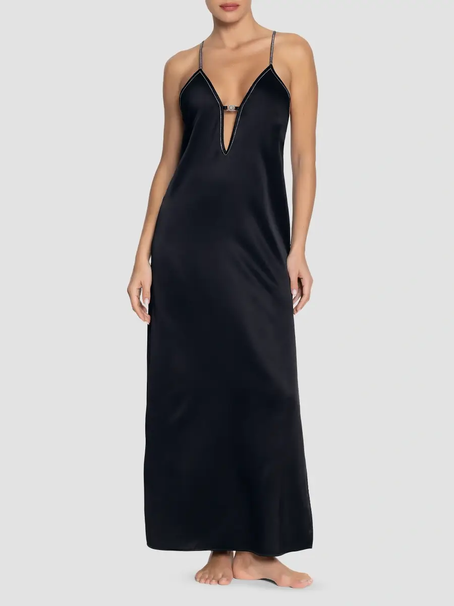 Lise Charmel Women's Cuir Sexy Couture Long Dress | Thumbnail 2 Lise Charmel Women's Cuir Sexy Couture Long Dress | Thumbnail 2