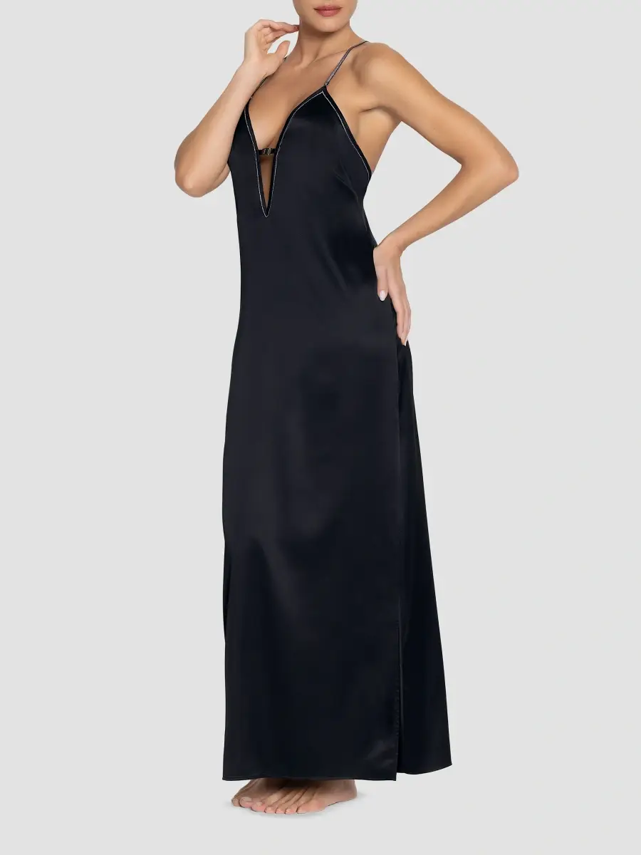 Lise Charmel Women's Cuir Sexy Couture Long Dress | Thumbnail 4 Lise Charmel Women's Cuir Sexy Couture Long Dress | Thumbnail 4