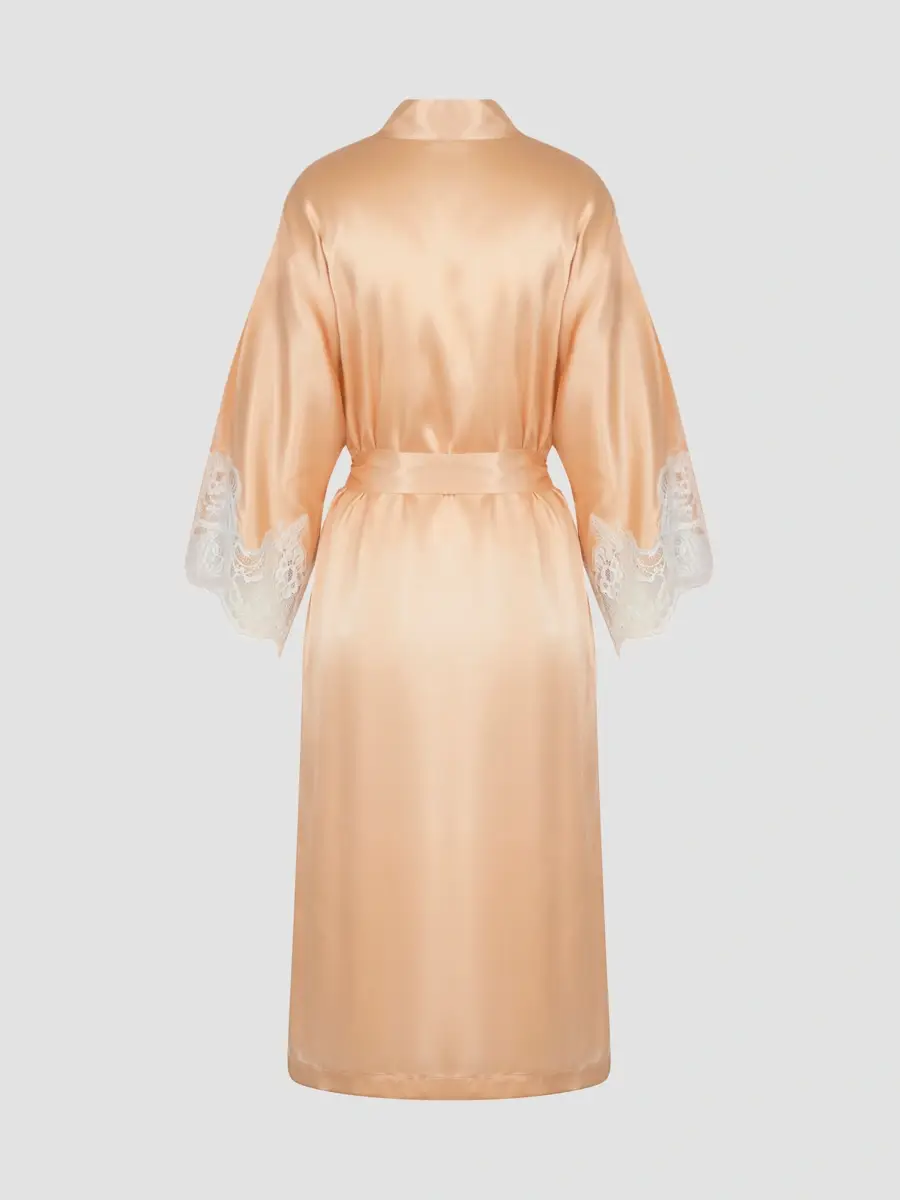 Lise Charmel Women's Splendeur Soie Lace-Trim Silk-Blend Robe | Thumbnail 5
