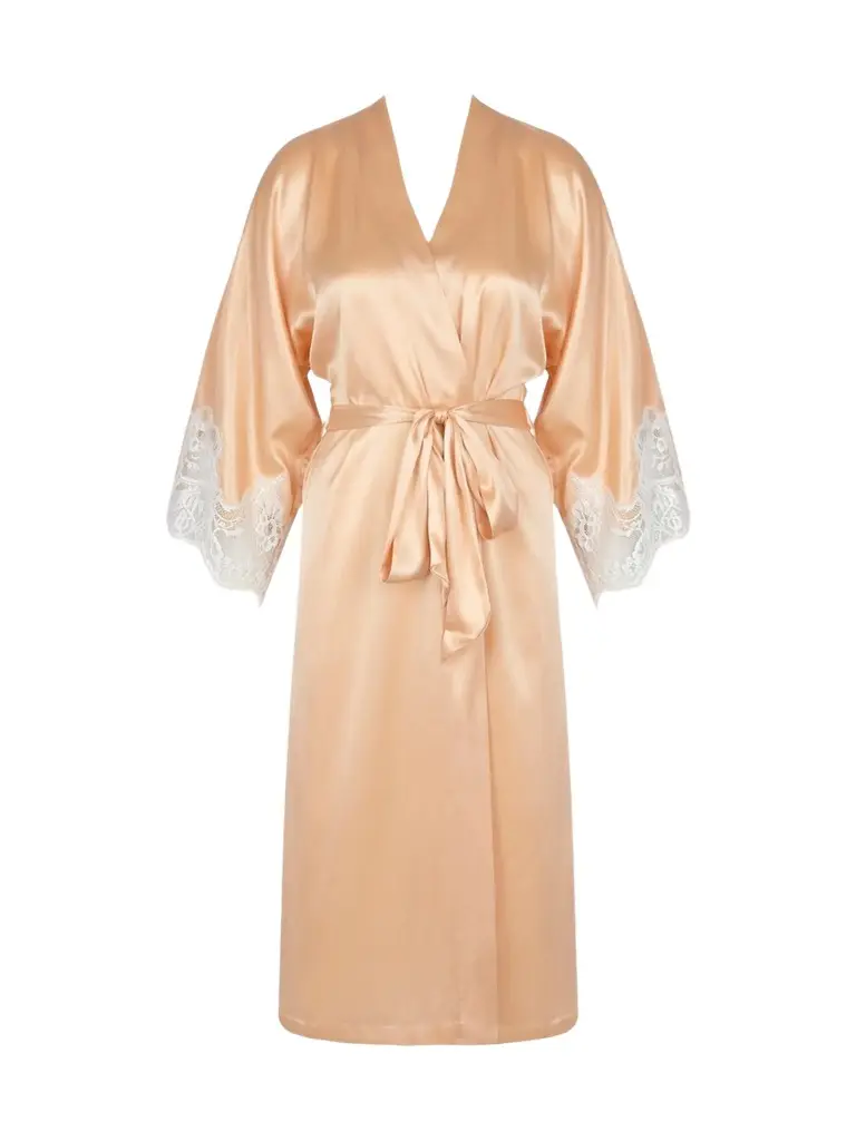 Lise Charmel Women's Splendeur Soie Lace-Trim Silk-Blend Robe