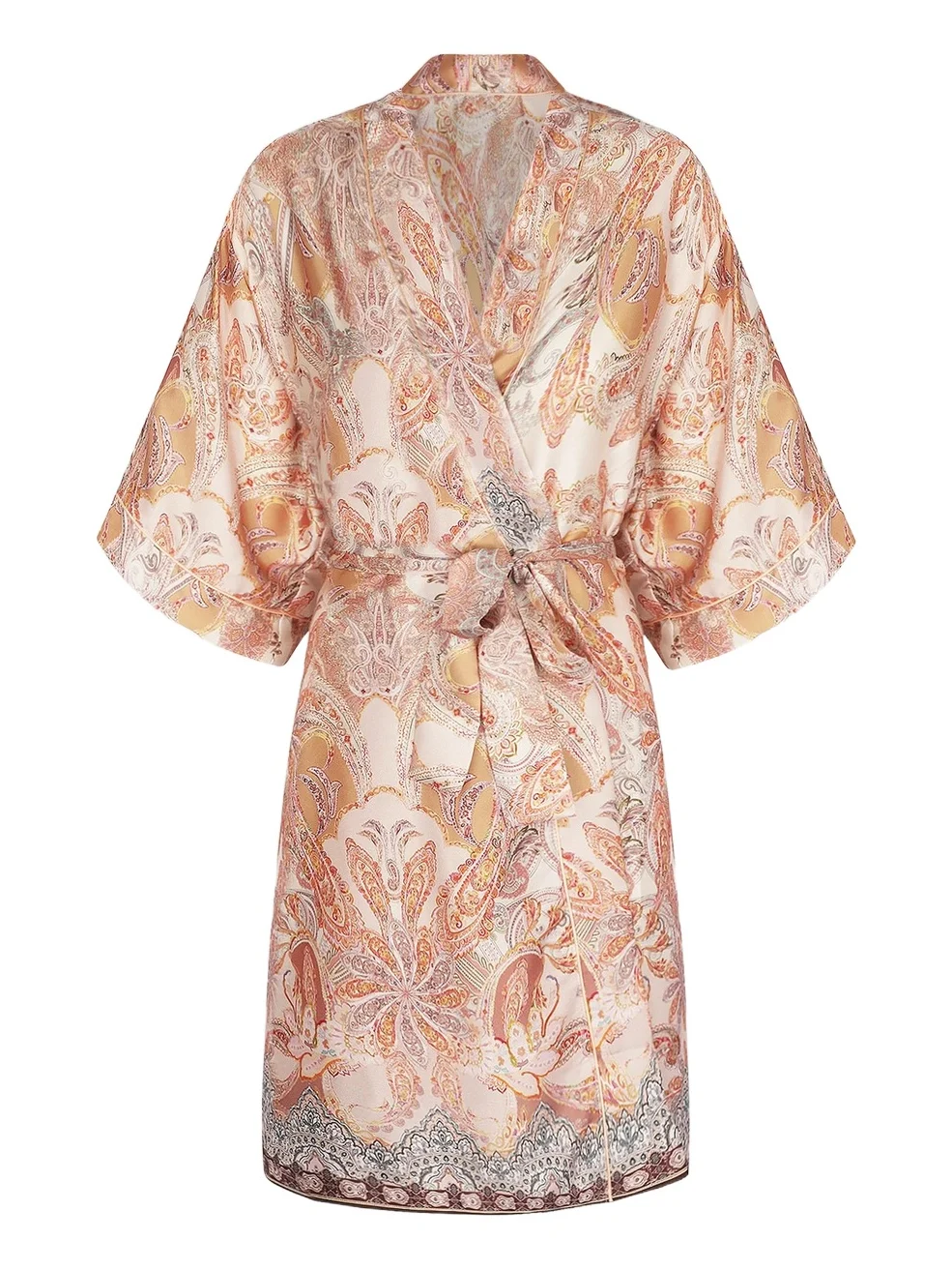 Women's Voyage Splendeur Paisley Satin Robe