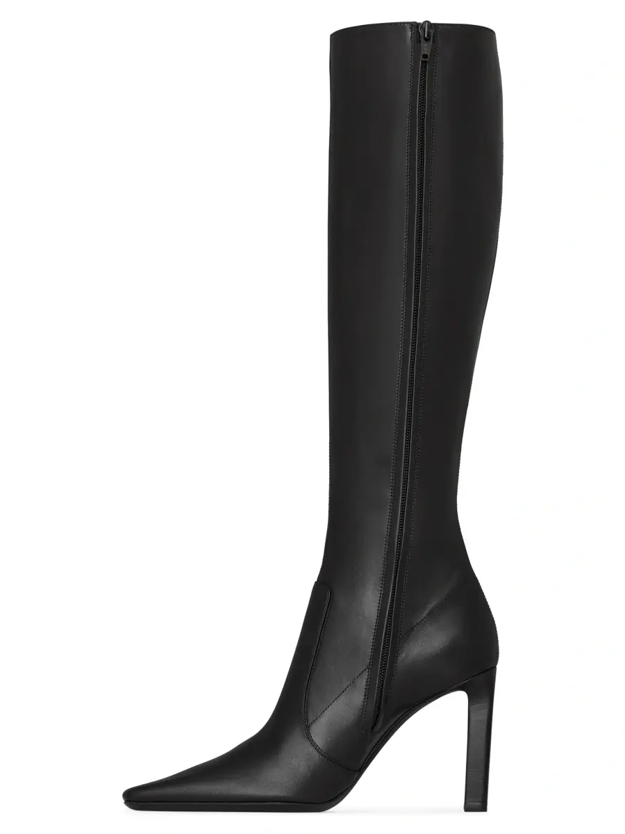 Saint Laurent Women's Francoise Boots in Smooth Leather - Black | Thumbnail 3 Saint Laurent Women's Francoise Boots in Smooth Leather - Black | Thumbnail 3