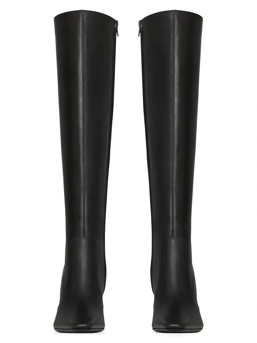 Saint Laurent Women's Francoise Boots in Smooth Leather - Black | Thumbnail 4 Saint Laurent Women's Francoise Boots in Smooth Leather - Black | Thumbnail 4
