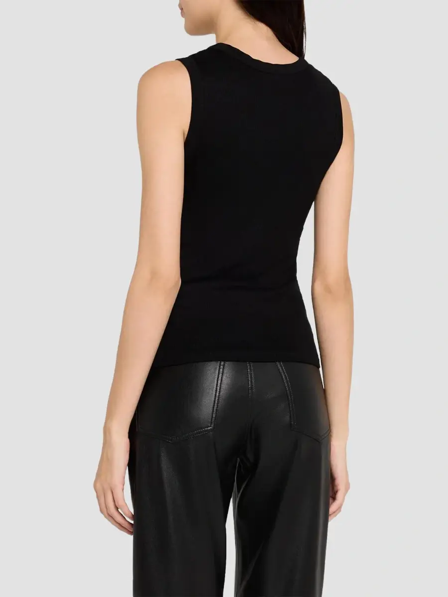 MAJESTIC FILATURES Women's Soft Touch Rib-Knit Crewneck Tank Top | Thumbnail 3 MAJESTIC FILATURES Women's Soft Touch Rib-Knit Crewneck Tank Top | Thumbnail 3