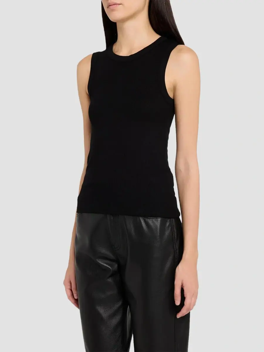 MAJESTIC FILATURES Women's Soft Touch Rib-Knit Crewneck Tank Top | Thumbnail 4 MAJESTIC FILATURES Women's Soft Touch Rib-Knit Crewneck Tank Top | Thumbnail 4