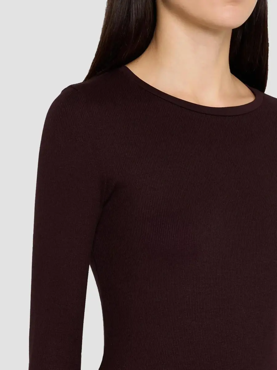 MAJESTIC FILATURES Women's Soft Touch Rib-Knit Long-Sleeve Crewneck T-Shirt | Thumbnail 5 MAJESTIC FILATURES Women's Soft Touch Rib-Knit Long-Sleeve Crewneck T-Shirt | Thumbnail 5