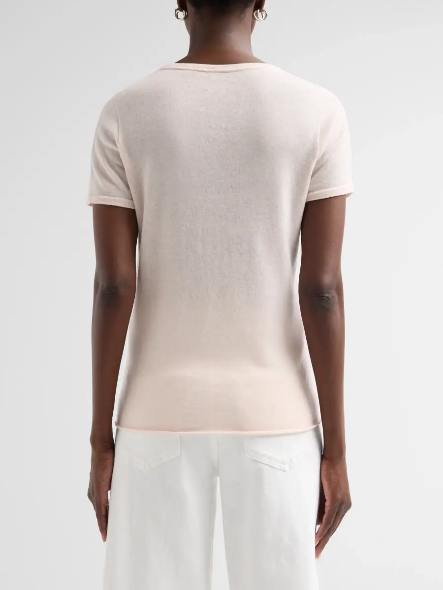 MAJESTIC FILATURES Women's Washable Cashmere Crewneck T-Shirt | Thumbnail 3 MAJESTIC FILATURES Women's Washable Cashmere Crewneck T-Shirt | Thumbnail 3