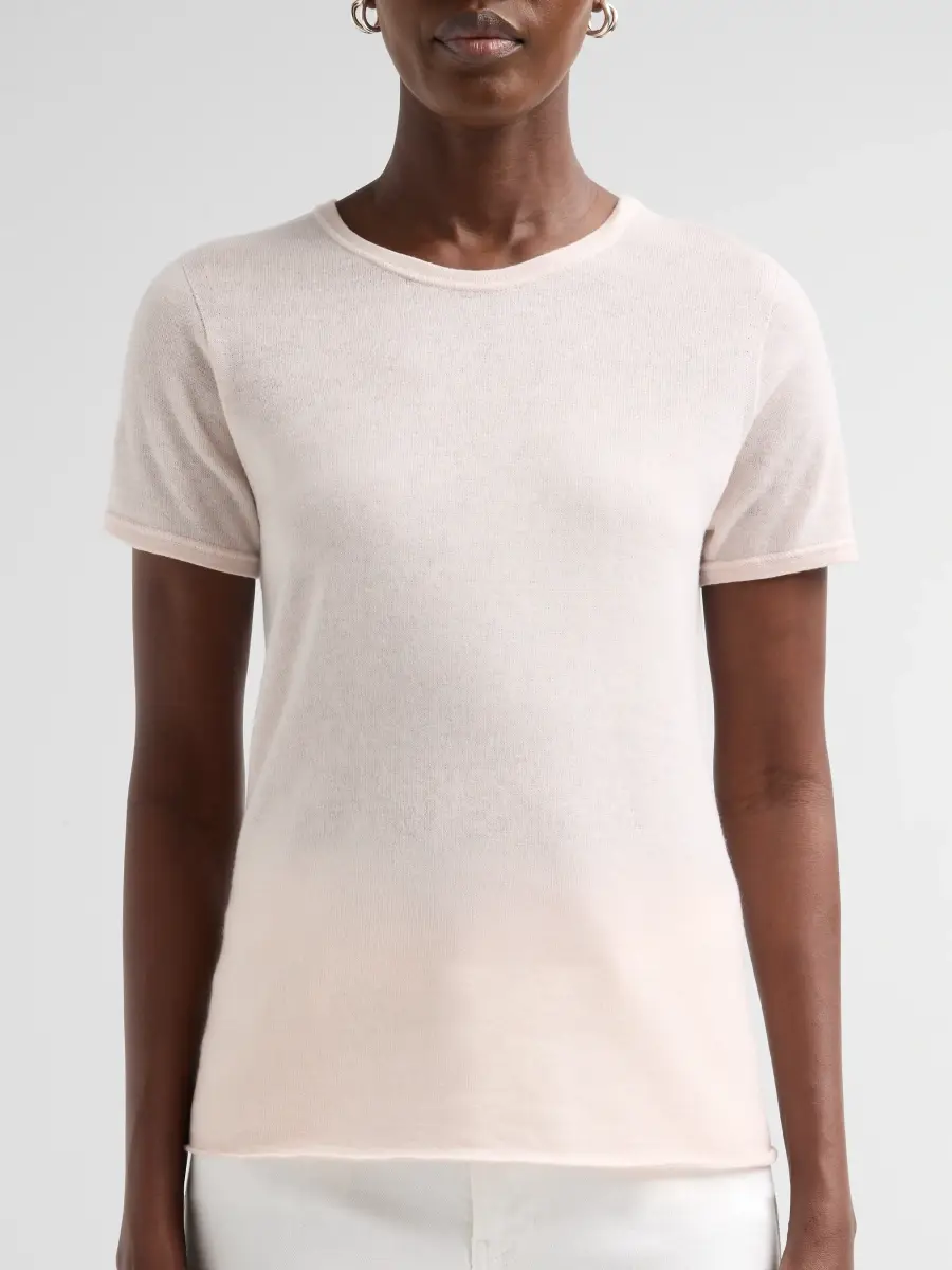 MAJESTIC FILATURES Women's Washable Cashmere Crewneck T-Shirt | Thumbnail 5 MAJESTIC FILATURES Women's Washable Cashmere Crewneck T-Shirt | Thumbnail 5