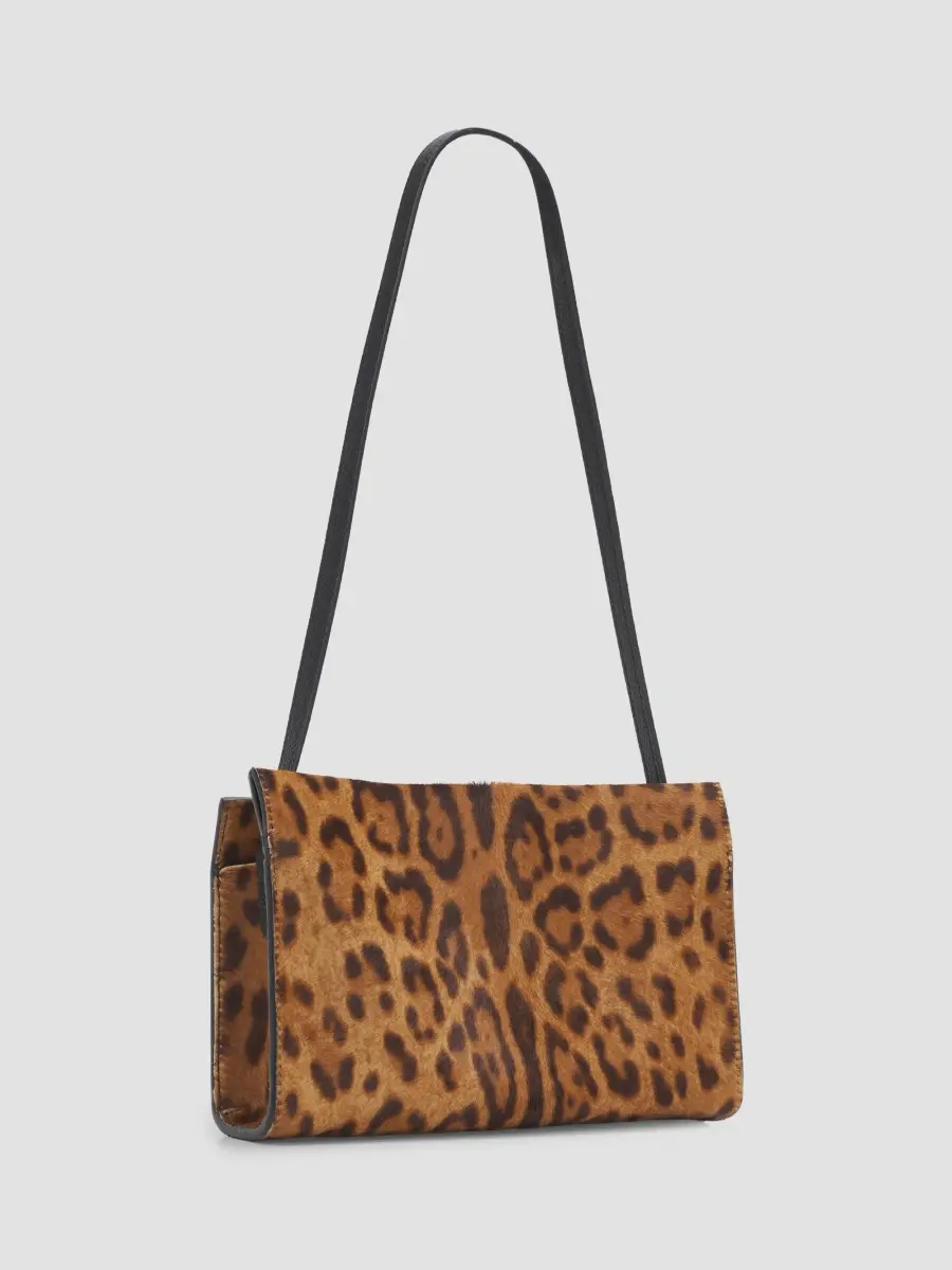 Burberry Women's Cotswolds Leopard-Print Calf Hair Pouch | Thumbnail 3 Burberry Women's Cotswolds Leopard-Print Calf Hair Pouch | Thumbnail 3