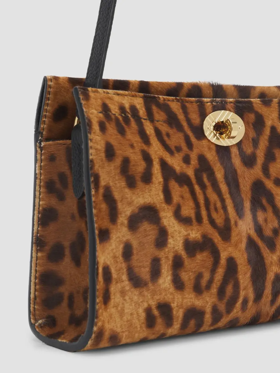 Burberry Women's Cotswolds Leopard-Print Calf Hair Pouch | Thumbnail 6 Burberry Women's Cotswolds Leopard-Print Calf Hair Pouch | Thumbnail 6