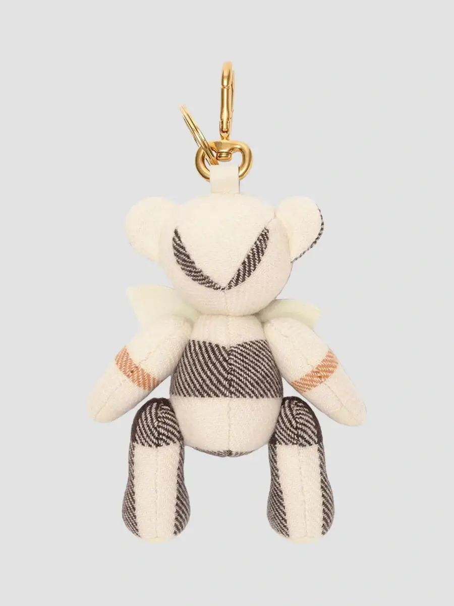 Burberry Women's Thomas Bear Check Cashmere Charm | Thumbnail 2