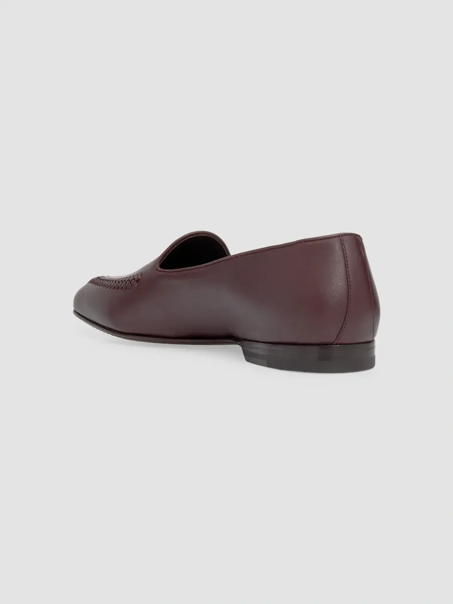 Manolo Blahnik Men's Brera Braided-Apron Leather Loafers | Thumbnail 4 Manolo Blahnik Men's Brera Braided-Apron Leather Loafers | Thumbnail 4