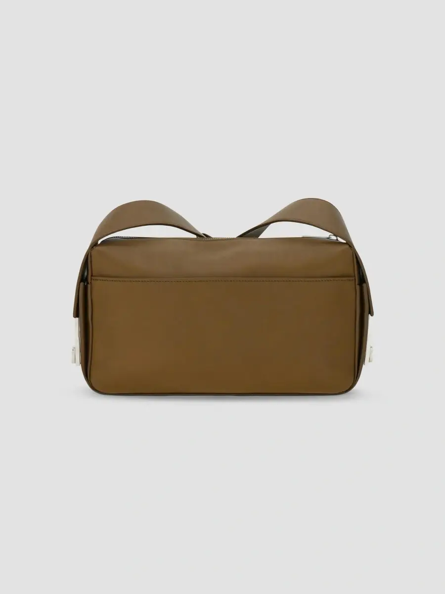 Ferragamo Men's Hug Buckle Utility Shoulder Bag | Thumbnail 4 Ferragamo Men's Hug Buckle Utility Shoulder Bag | Thumbnail 4