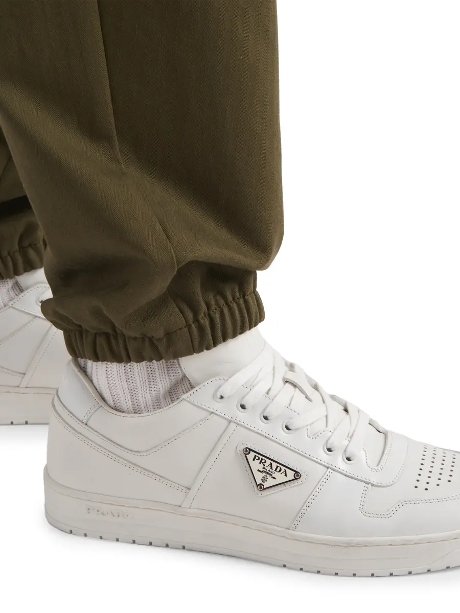 Prada Men's Downtown Leather Sneakers | Thumbnail 5 Prada Men's Downtown Leather Sneakers | Thumbnail 5