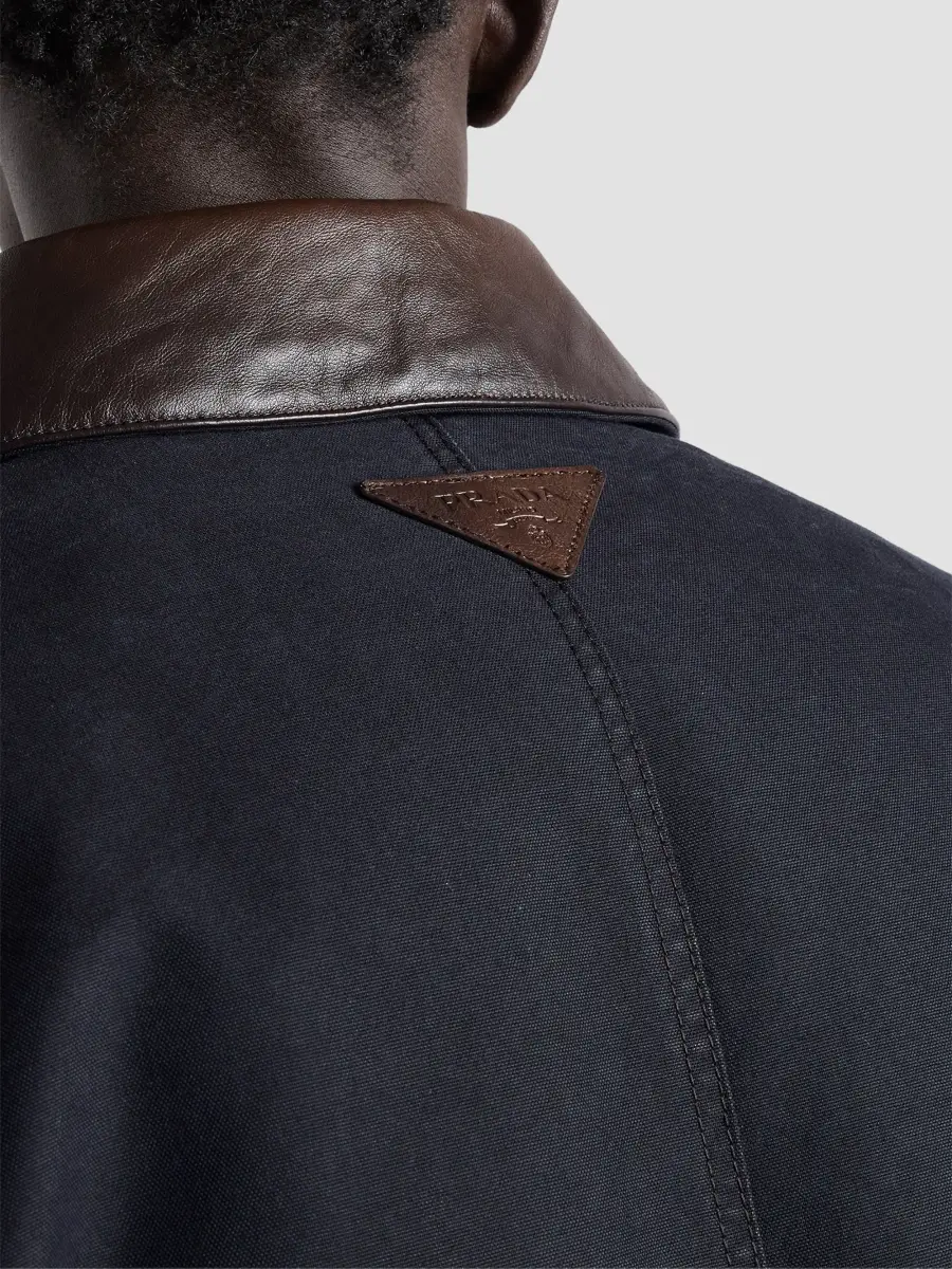 Prada Men's Medium-Weight Technical Cotton Down Jacket | Thumbnail 7
