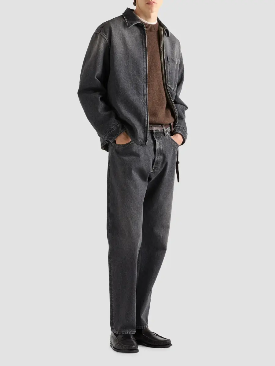 Prada Men's Re-Cashmere Crewneck Sweater | Thumbnail 2 Prada Men's Re-Cashmere Crewneck Sweater | Thumbnail 2