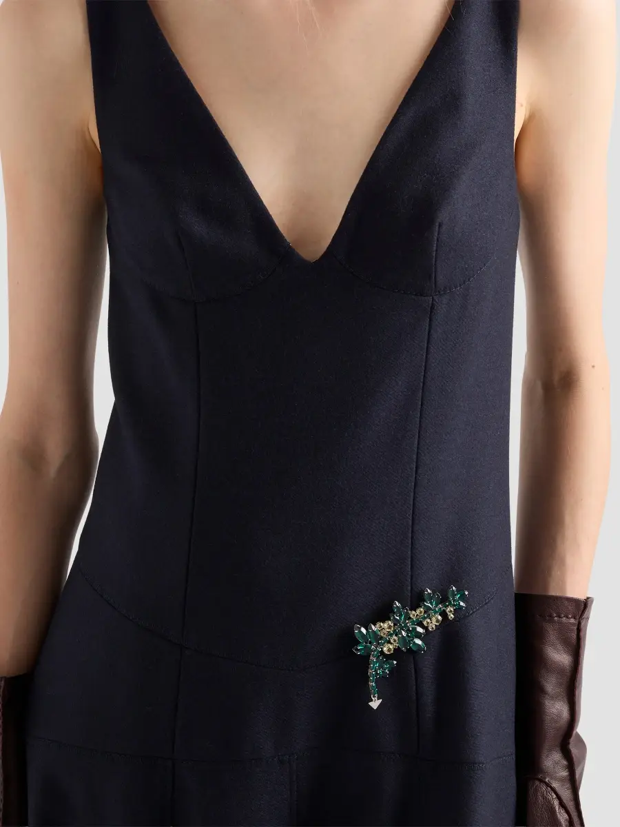 Prada Women's Wool Dress | Thumbnail 5 Prada Women's Wool Dress | Thumbnail 5