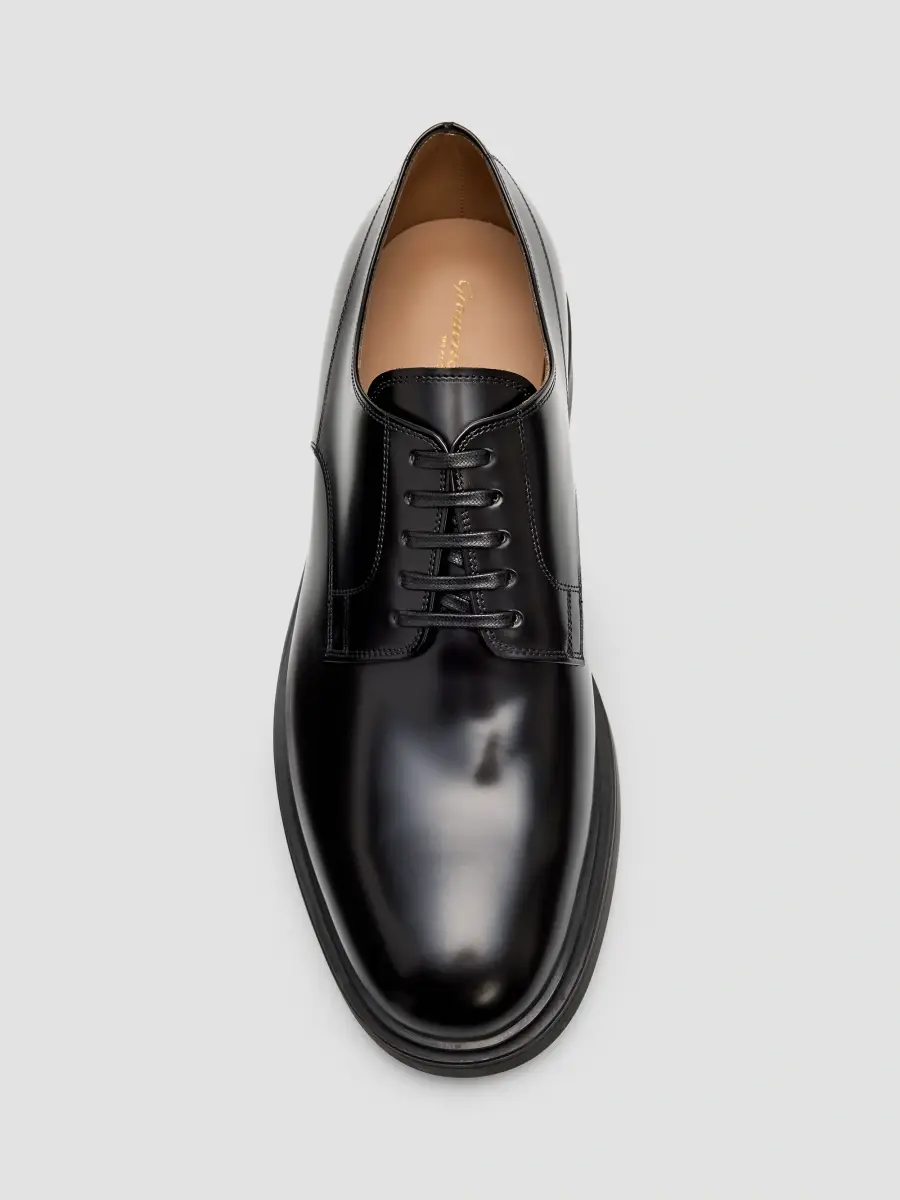 Gianvito Rossi Men's William Smart Antigraffio Leather Derby Shoes | Thumbnail 6 Gianvito Rossi Men's William Smart Antigraffio Leather Derby Shoes | Thumbnail 6