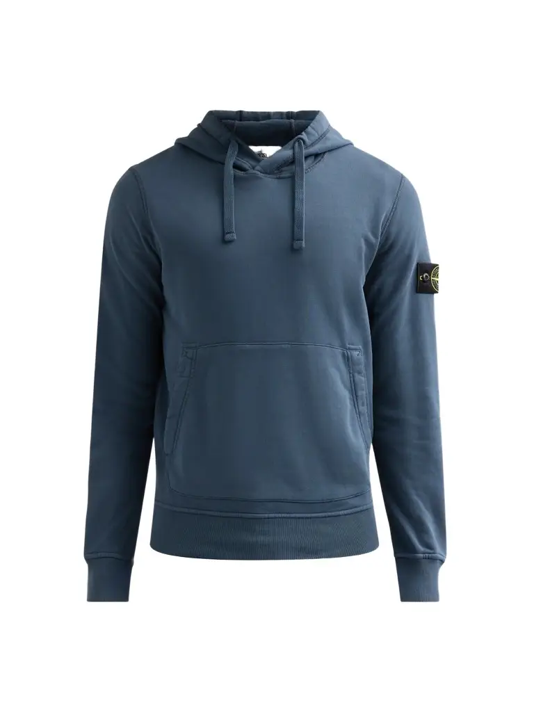 Stone Island Men's Cotton Drawstring Hoodie