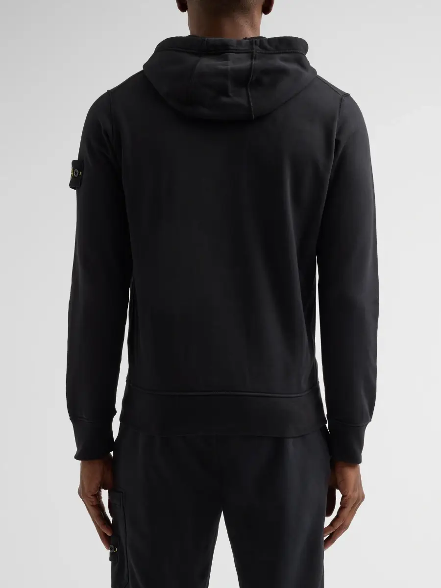 Stone Island Men's Cotton Drawstring Hoodie | Thumbnail 3 Stone Island Men's Cotton Drawstring Hoodie | Thumbnail 3