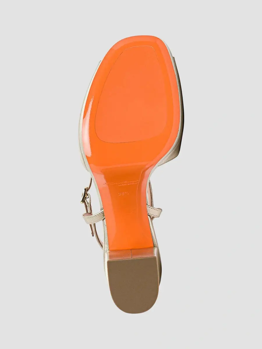 Santoni Women's Carla 60MM Metallic Leather Platform Sandals | Thumbnail 6 Santoni Women's Carla 60MM Metallic Leather Platform Sandals | Thumbnail 6