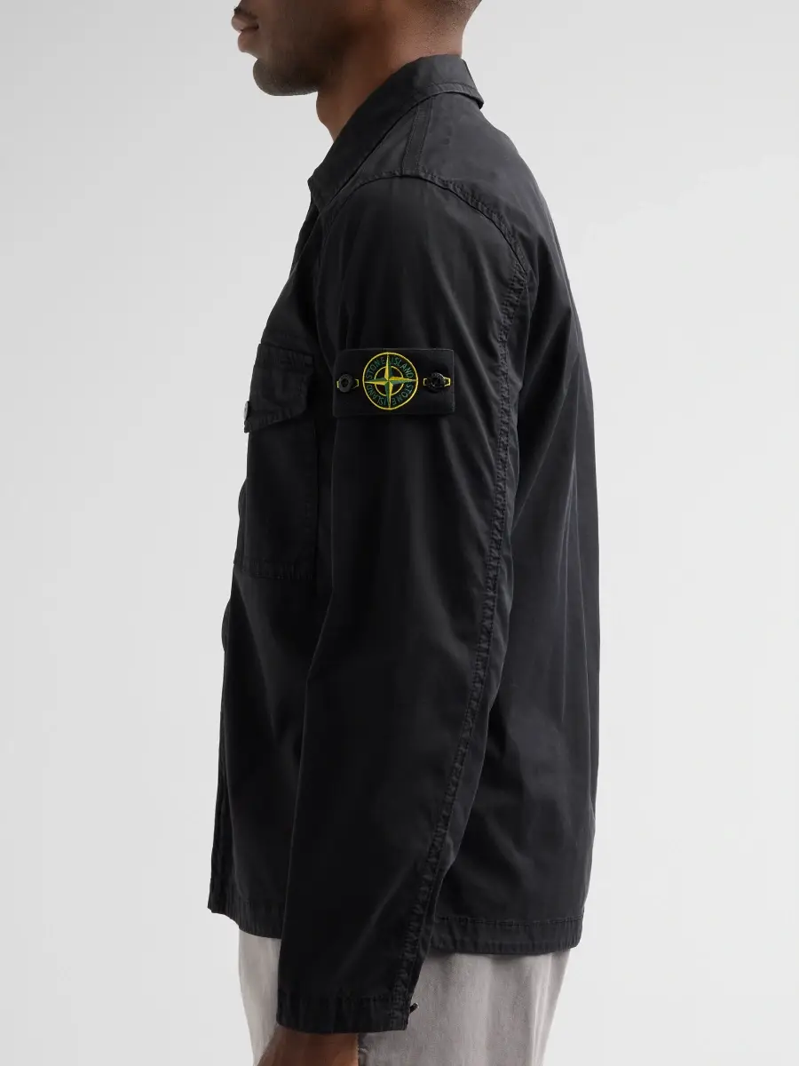 Stone Island Men's Stretch-Cotton Overshirt | Thumbnail 5 Stone Island Men's Stretch-Cotton Overshirt | Thumbnail 5