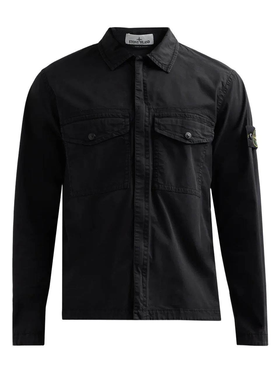 Stone Island Men's Stretch-Cotton Overshirt