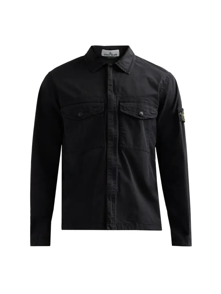 Men's Stretch-Cotton Overshirt Men's Stretch-Cotton Overshirt