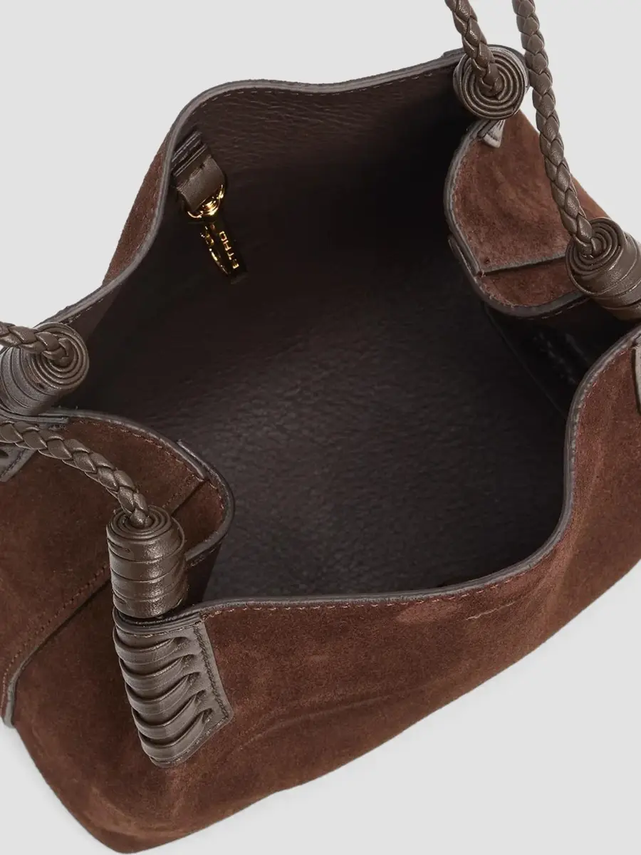 Etro Women's Libra Extra-Small Suede Shoulder Bag | Thumbnail 4 Etro Women's Libra Extra-Small Suede Shoulder Bag | Thumbnail 4