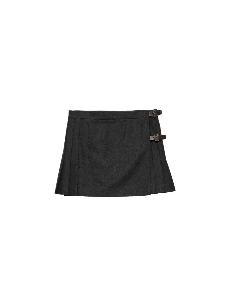 Prada Women's Wool Mini-Skirt