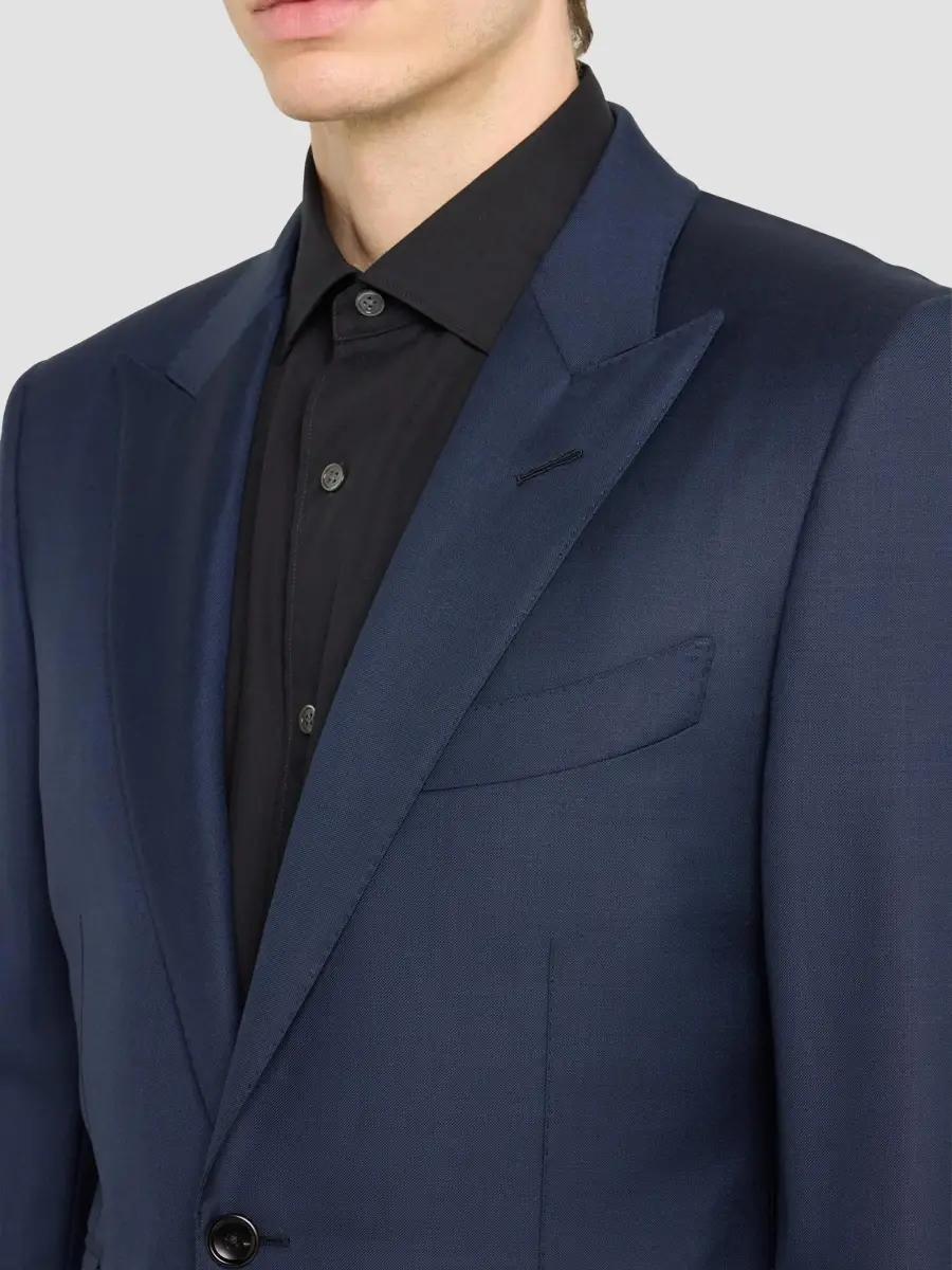 Tom Ford Men's Modern-Fit Sharkskin Wool Suit | Thumbnail 5 Tom Ford Men's Modern-Fit Sharkskin Wool Suit | Thumbnail 5