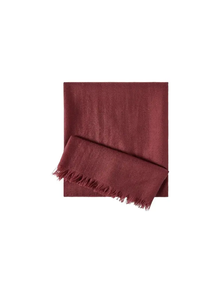 Women's Cashmere and Silk Scarf - Red Women's Cashmere and Silk Scarf - Red