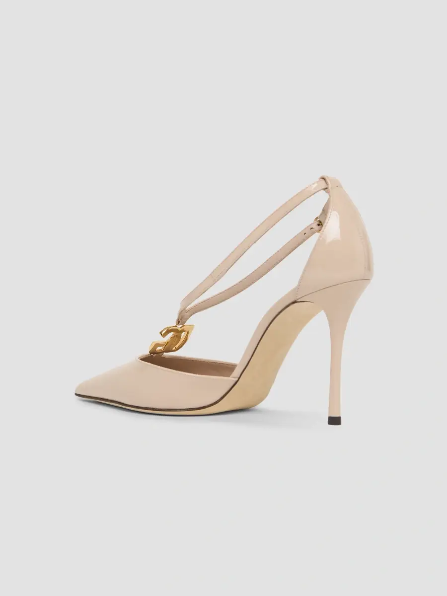 Dolce & Gabbana Women's 90MM Logo Leather Pumps | Thumbnail 4 Dolce & Gabbana Women's 90MM Logo Leather Pumps | Thumbnail 4
