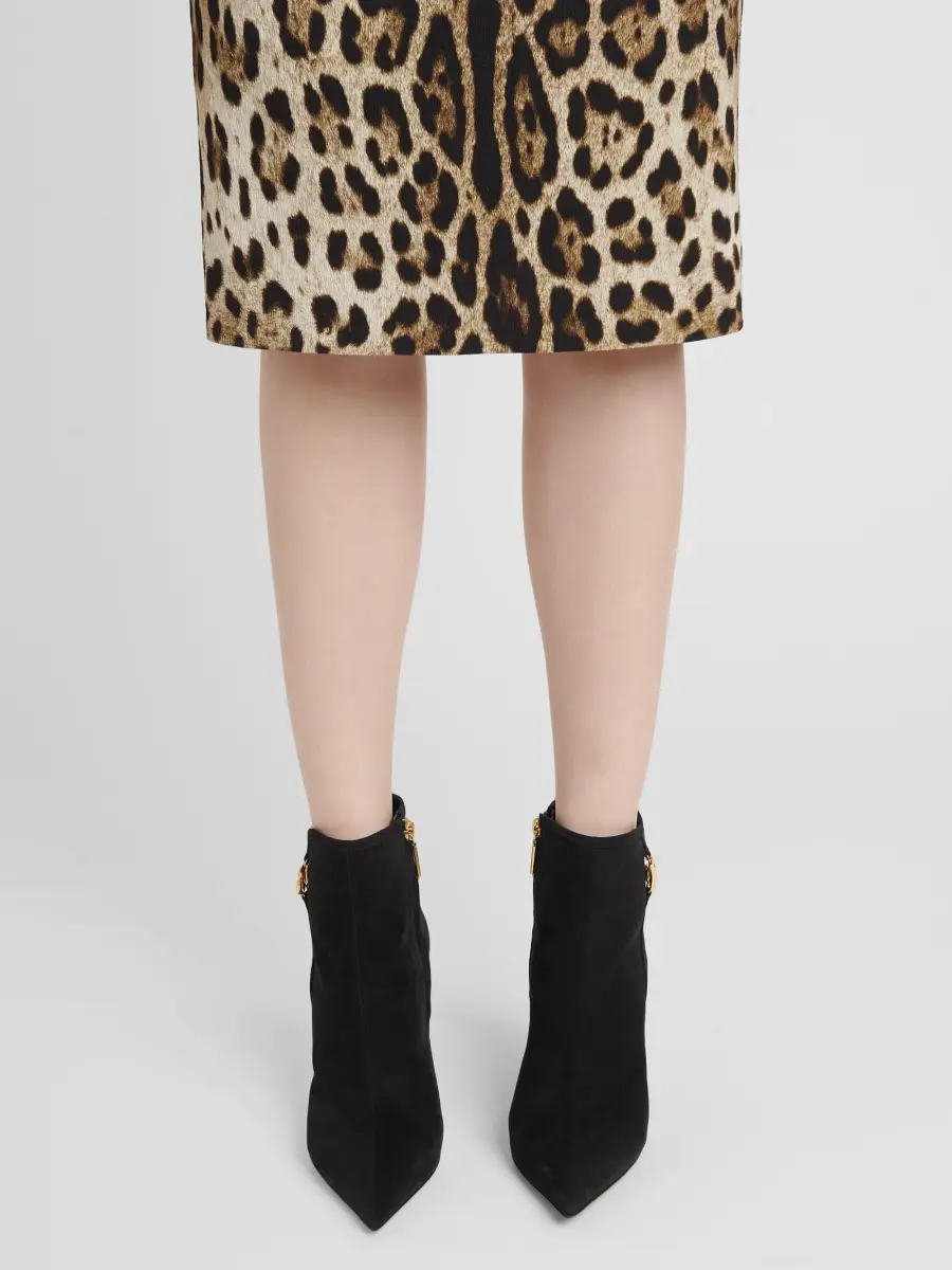 Dolce & Gabbana Women's 90MM Suede Ankle Boots | Thumbnail 2 Dolce & Gabbana Women's 90MM Suede Ankle Boots | Thumbnail 2