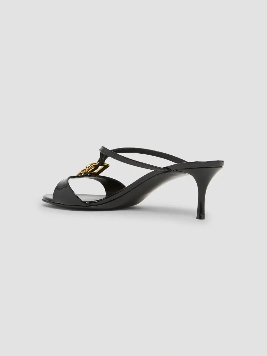Dolce & Gabbana Women's 50MM Patent Leather Slip-On Sandals | Thumbnail 4 Dolce & Gabbana Women's 50MM Patent Leather Slip-On Sandals | Thumbnail 4