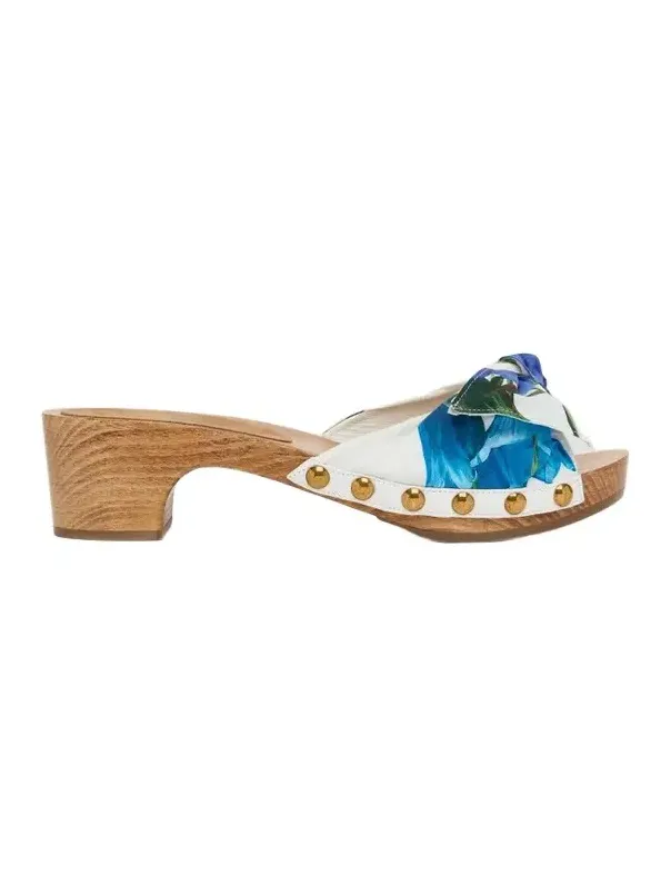 Women's Floral Studded Platform Sandals