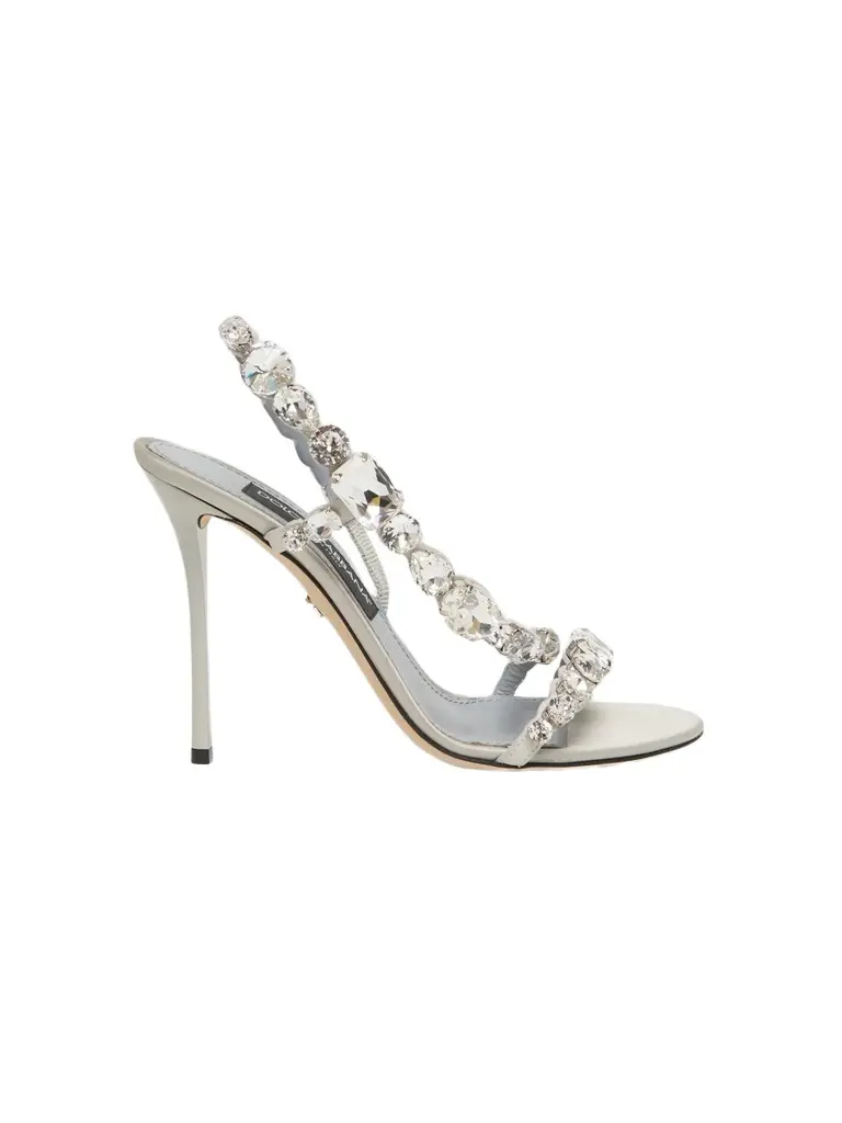 Dolce & Gabbana Women's Embellished Leather Sandals