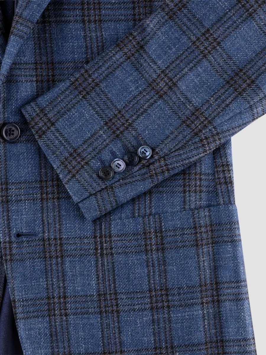 Stefano Ricci Men's Windowpane Check Sportscoat | Thumbnail 2 Stefano Ricci Men's Windowpane Check Sportscoat | Thumbnail 2
