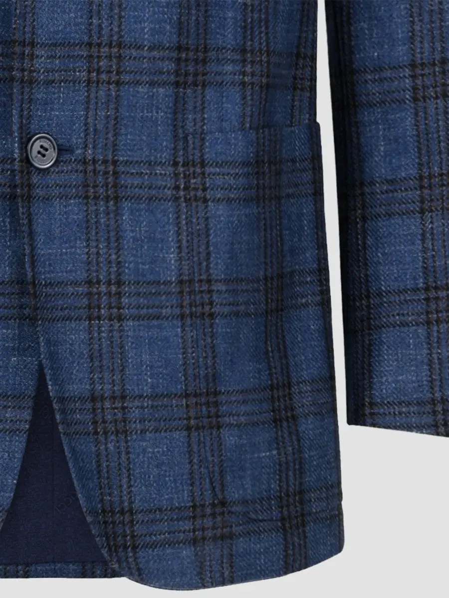 Stefano Ricci Men's Windowpane Check Sportscoat | Thumbnail 3 Stefano Ricci Men's Windowpane Check Sportscoat | Thumbnail 3
