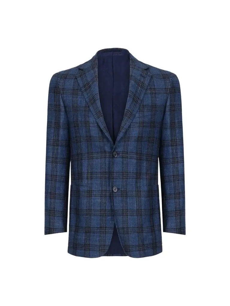 Stefano Ricci Men's Windowpane Check Sportscoat