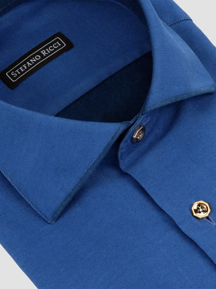 Stefano Ricci Men's Textured-Weave Spread-Collar Shirt | Thumbnail 3 Stefano Ricci Men's Textured-Weave Spread-Collar Shirt | Thumbnail 3
